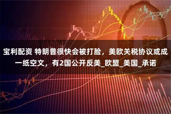 宝利配资 特朗普很快会被打脸，美欧关税协议或成一纸空文，有2国公开反美_欧盟_美国_承诺