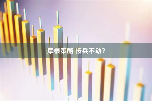 摩根策酪 按兵不动？