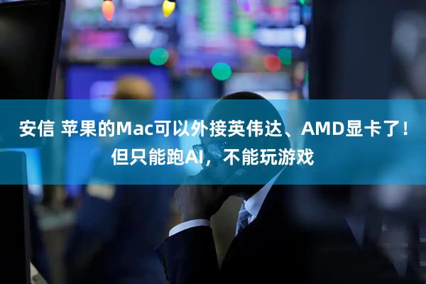 安信 苹果的Mac可以外接英伟达、AMD显卡了！但只能跑AI，不能玩游戏